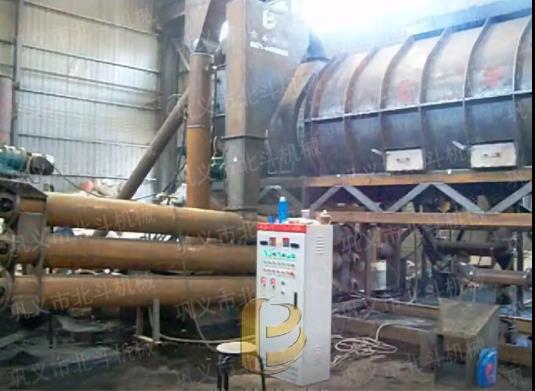 北斗機械木材木片炭化爐連續式生產工藝效率高